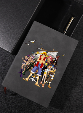 海贼王笔记本草帽路飞周边本子文具周边日记横线本子