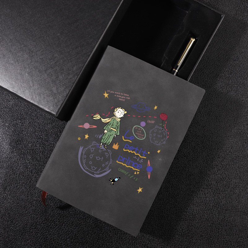 小狐狸王子周边联名手帐本精装笔记本子钢笔日记本套装商务记事