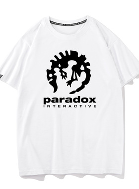 Paradox Interactive P社游戏公司周边印花短袖T恤男士衣服夏季潮