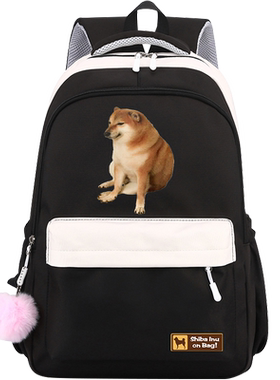 柴犬双肩背包神烦狗背包