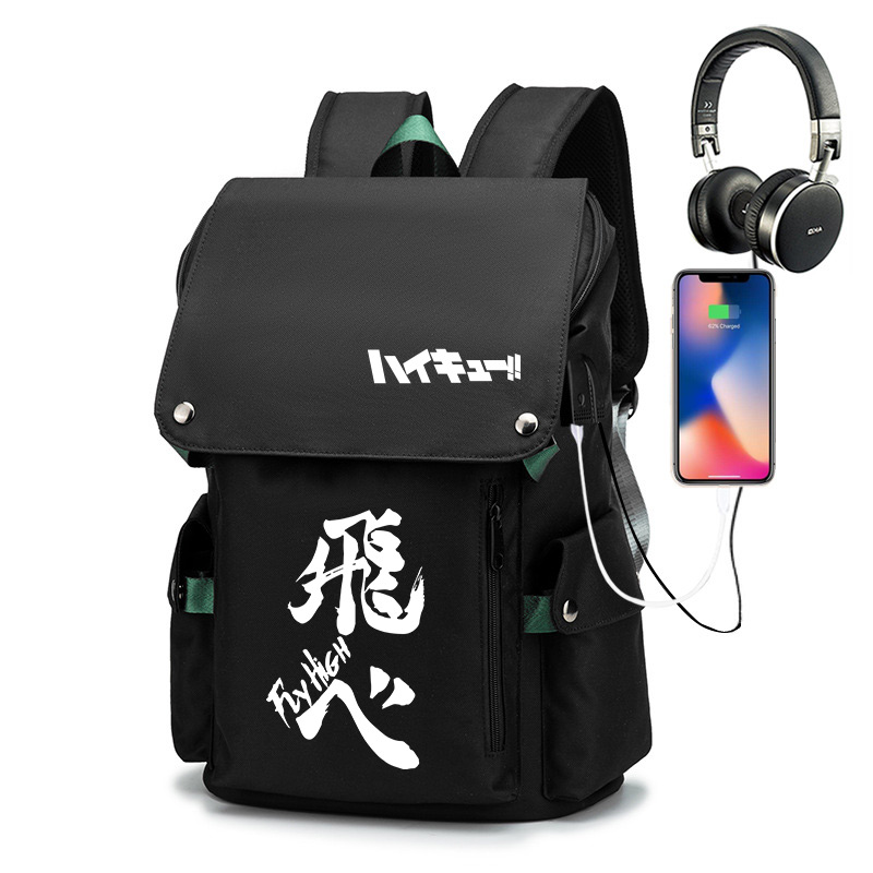 排球少年双肩包日向翔阳背包