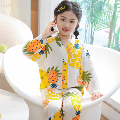 睡衣绵绸家居服套装夏季