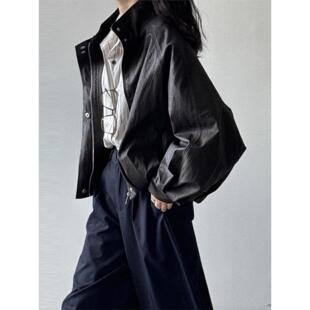 酷飒风黑色皮衣外套女2025春秋季 超火皮夹克高级感机车小个子 新款