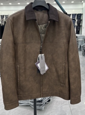 2025秋冬时尚实体翻领皮羽绒90鹅绒服胖 DL同款鹅绒皮衣401