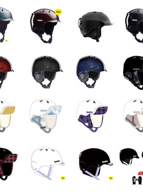 【迎新特卖】2324 Bern Watts/Macon单板双板MIPS滑雪头盔碳纤维