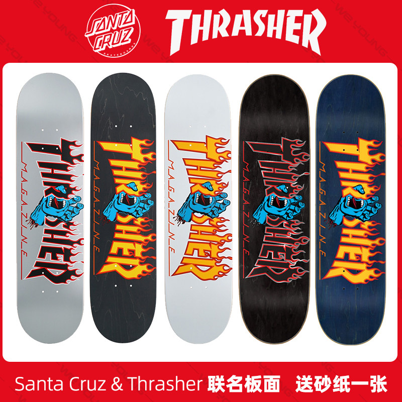 SantaCruz&Thrasher联名板面