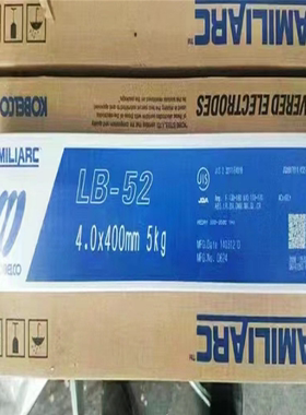 日本神钢KOBELCO LB-52低碳钢手工焊条日本神钢KOBELCO LB-52UL低
