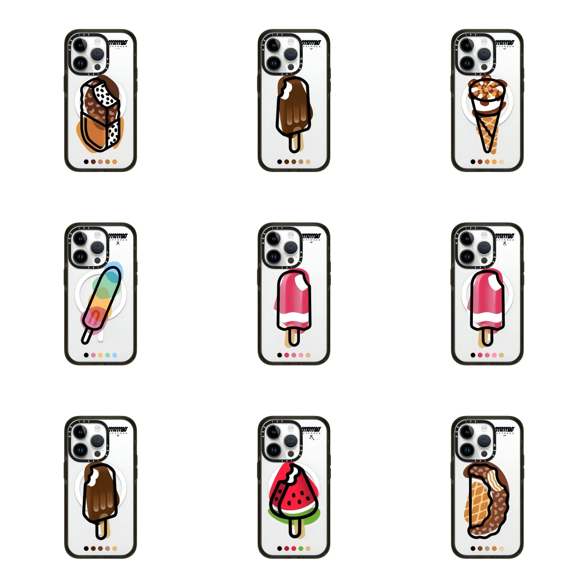 CASETI联名可爱夏日冰淇淋雪糕系列iPhone16promax苹果15pro手机壳14保护套13MagSafe磁吸12华强北代购11防摔