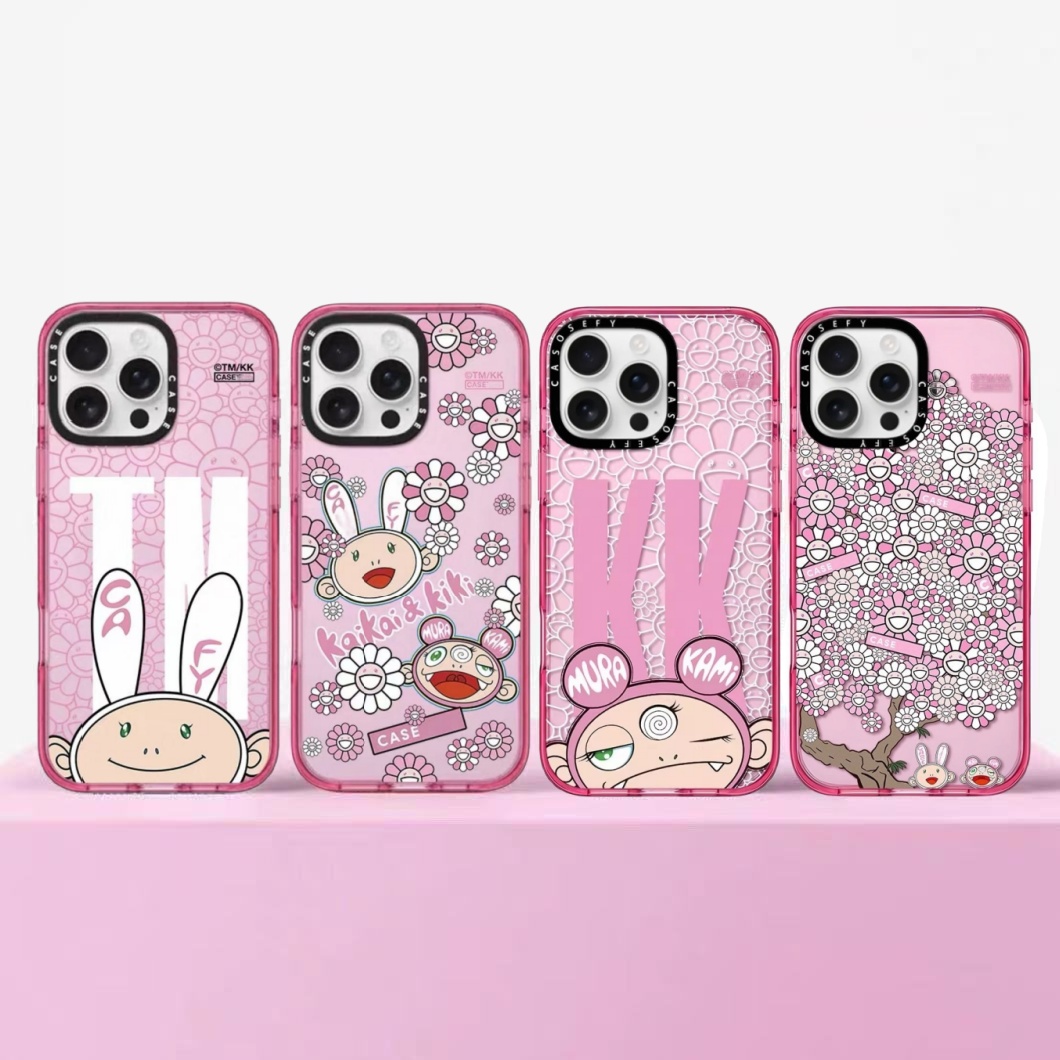 CASETI联名村上隆KAIKAI AND KIKI适用于iPhone16Pro潮牌15promax苹果14/13/12防摔手机壳华强北MagSafe磁吸