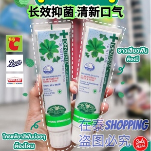 泰国采购DENTISTE丹师特薄荷牙膏持久清新口气男女去黄牙口臭异味