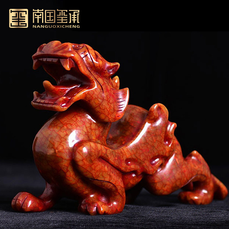 南国玺承 招财岫玉貔貅玛瑙红玉石 商务开业礼品 创意玄关摆件在类目 家居饰品, 摆件中 - 来自Buy2taobao.com提供专业的淘宝代购服务