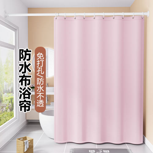 防水防霉浴帘加厚不透人