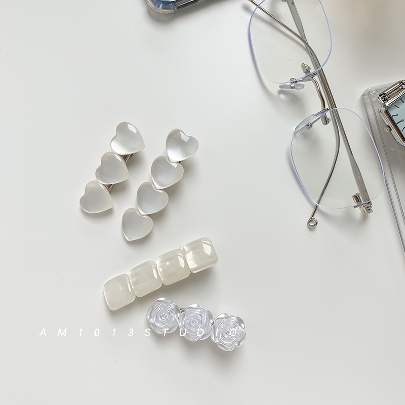 网红ins发夹一字新款可爱刘海