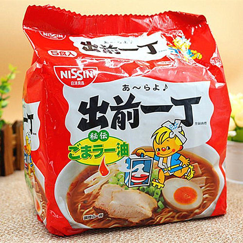 日本出前一丁麻油鸡汁方便面拉面