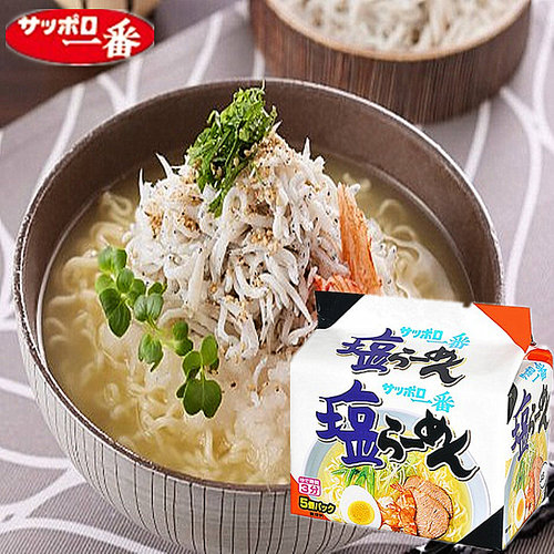 日本方便面札幌一番野菜盐味拉面