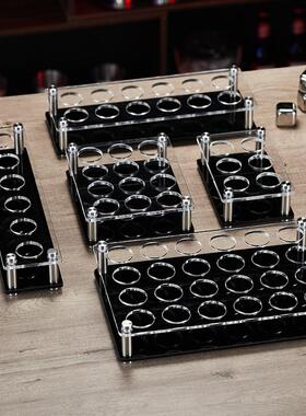 B52子弹杯shot杯鸡尾酒杯架轰炸机酒吧斗酒洋酒一口杯亚克力杯架