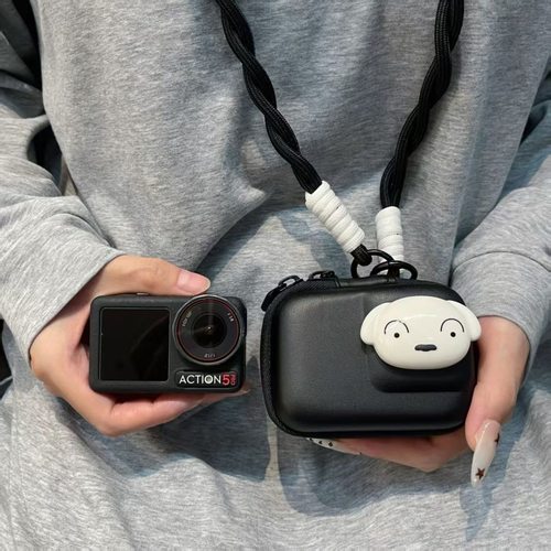 小白适用大疆action6/5pro/4/3收纳包影石360AcePro2相机盒卡通