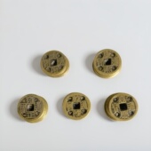 四眼钱纯铜铜钱 手工四孔古钱散钱厂家直销 顺治康熙雍正乾隆嘉庆