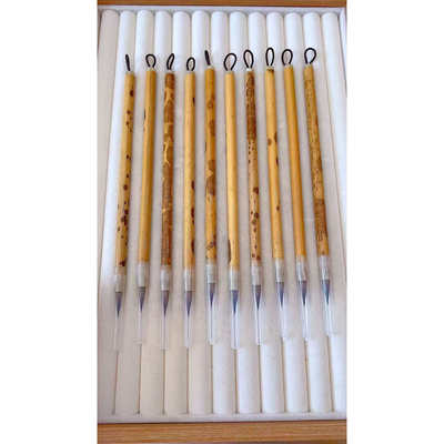 兰芷兔毫水彩国画工笔白描毛笔