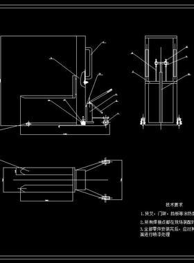 J1376-手动液压堆高车设计CAD图