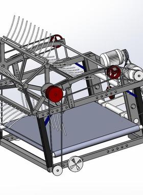 J1172-组合式棉杆拔杆机的设计【组合式棉秆收获机的设计CAD图