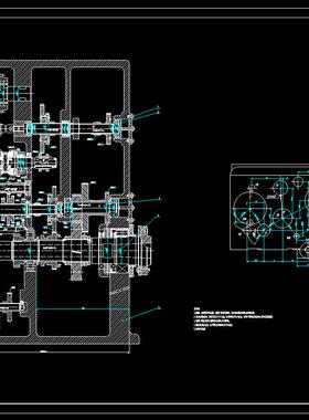 J1207-CA6140车床主轴箱的设计CAD图