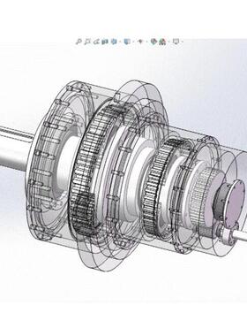 J1748-3MW风电机组D3000风电齿轮箱设计【 三维SW+CAD图纸+说明】