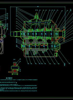 CL043-四驱越野汽车变速器及操纵系统的设计【三轴五档】CAD图纸