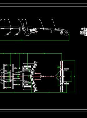J1156-开发复式耕整机设计CAD图