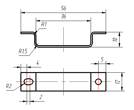 CM256-弯板冲压模具设计CAD图纸