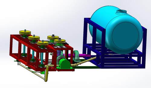 J1116-高架自走式喷洒机设计CAD图