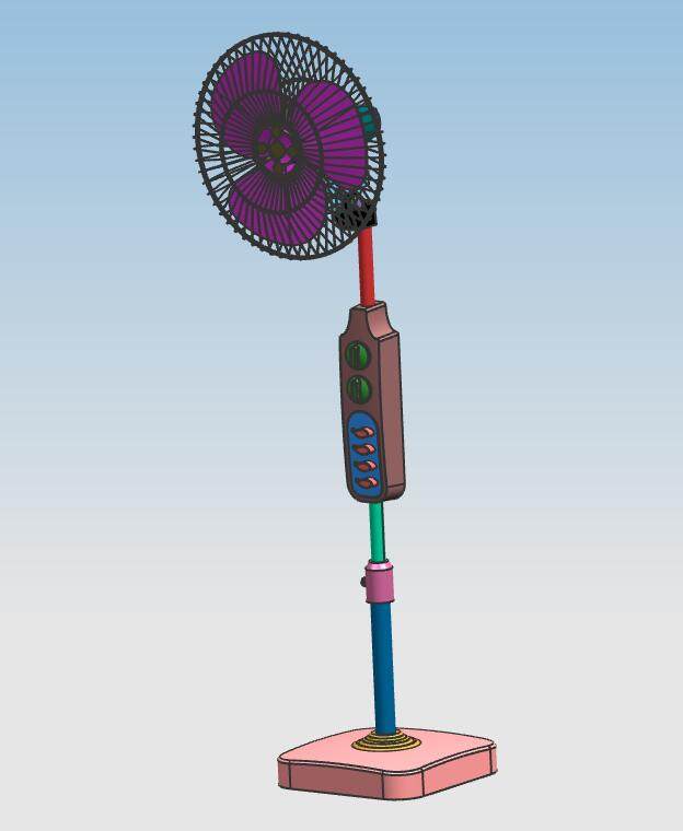 J791-基于UG的家电造型设计及动画仿真/立式电风扇的外形结构设计