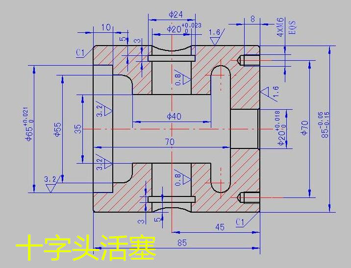 d041-十字头活塞 机械加工工艺规程和夹具三维设计cad图