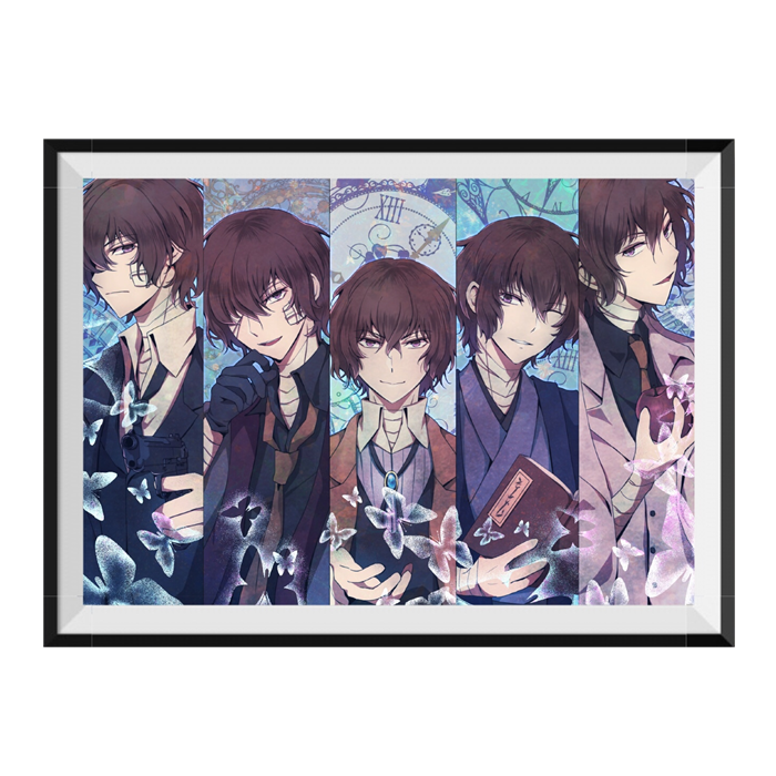 文豪野犬十字绣2020新款太宰治中原中也全员人物周边钻石画满钻