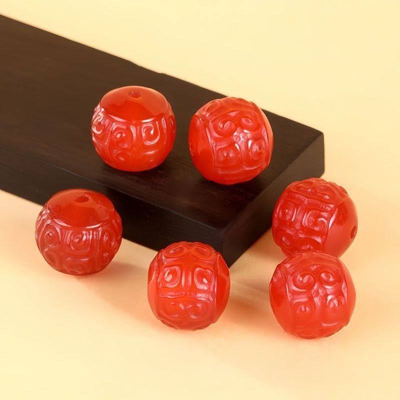 优选配饰南红散配珠手饰珠手串回纹天然玉石涛南红珠diy雕刻手链,珠宝/钻石/翡翠,手饰,淘宝优惠券,粉丝福利购,淘宝优惠卷