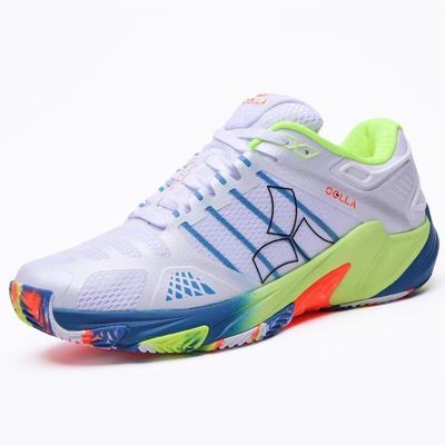 外贸出口西班牙专业羽毛球鞋防滑耐磨透气网球鞋减震抗扭乒乓球鞋