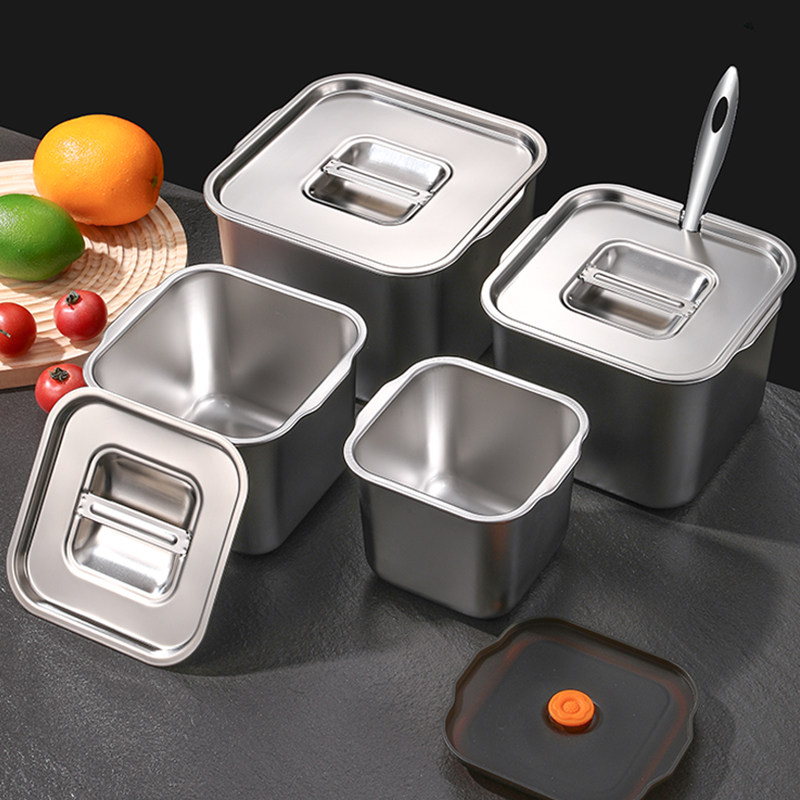 304不锈钢调料罐猪油罐子家用密封防潮厨房商用调料盒大料收纳盒,厨房/烹饪用具,调味瓶罐/调料研磨器,淘宝优惠券,粉丝福利购,淘宝优惠卷