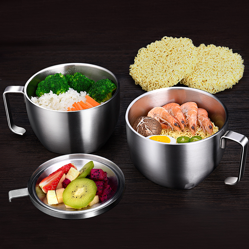 泡面碗304不锈钢快餐杯神器