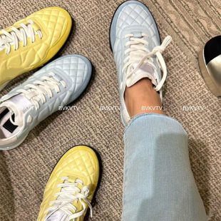 26s新品 上脚太美了 新配色 德训鞋 阿甘鞋 菱格休闲运动鞋 INSHUA