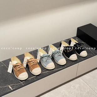 INSHUA 新品 撞色单鞋 圆头链条豆豆鞋 Shoe 宝藏 26FW