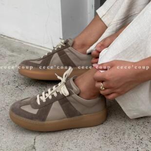 INSHUA 新品 休闲鞋 女 复古厚底德训鞋 升级 经典 26FW