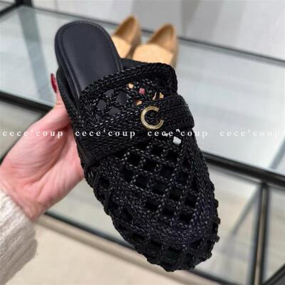 INSHUA 穿搭界的神06/28 新品 26FW 编织穆勒鞋休闲包头半拖