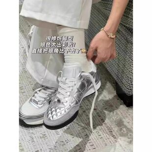 格纹字母休闲运动鞋 INSHUA 女 26s新款 梦中情鞋 3炫酷又软糯