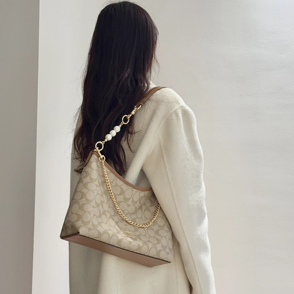 高端现货 Laurel31经典老花通勤通勤大容量流浪包手拎包女包1014