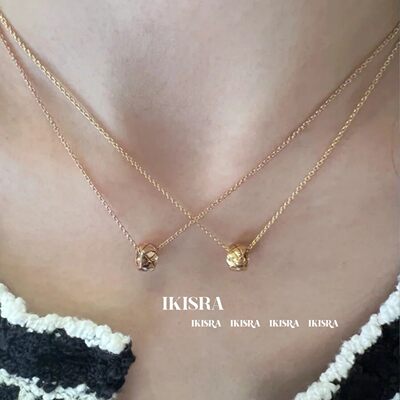 新款小金豆项链三个色