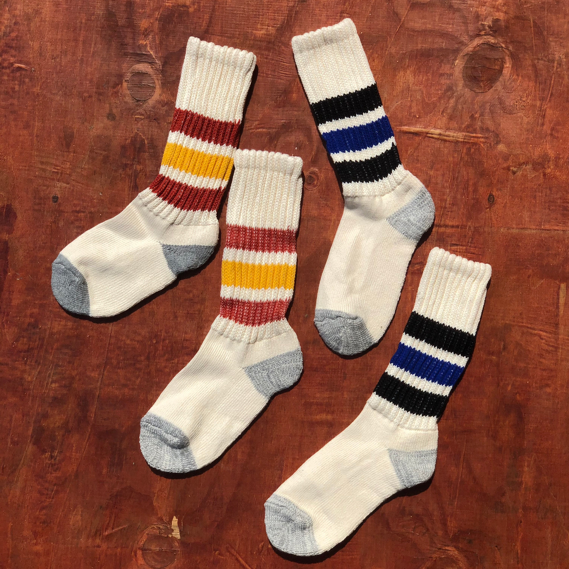 秋冬日系复古堆积感袜子女生阿美咔叽工装白色三条杠长筒加厚袜