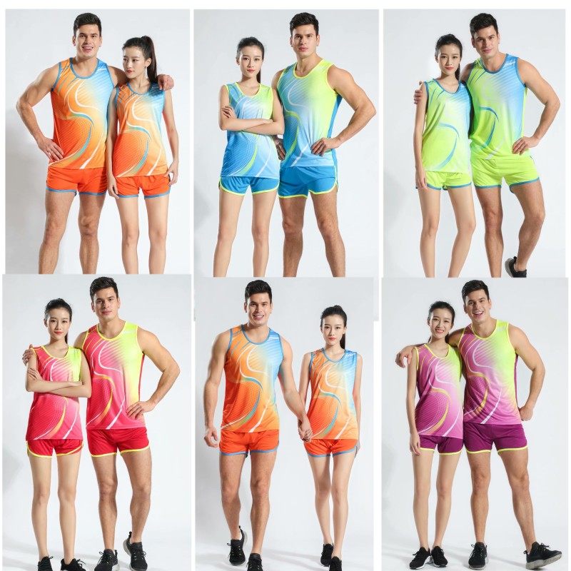田径训练服男女定制长跑体考比赛服装运动背心短跑马拉松跑步套装