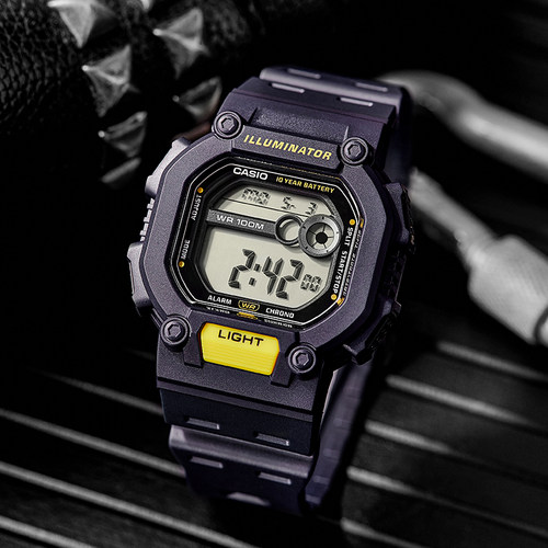 卡西欧学生休闲风男士石英手表