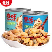 春旺麻辣小鱼干花生小虾花生零食下酒菜鳀鱼口味150g*6罐