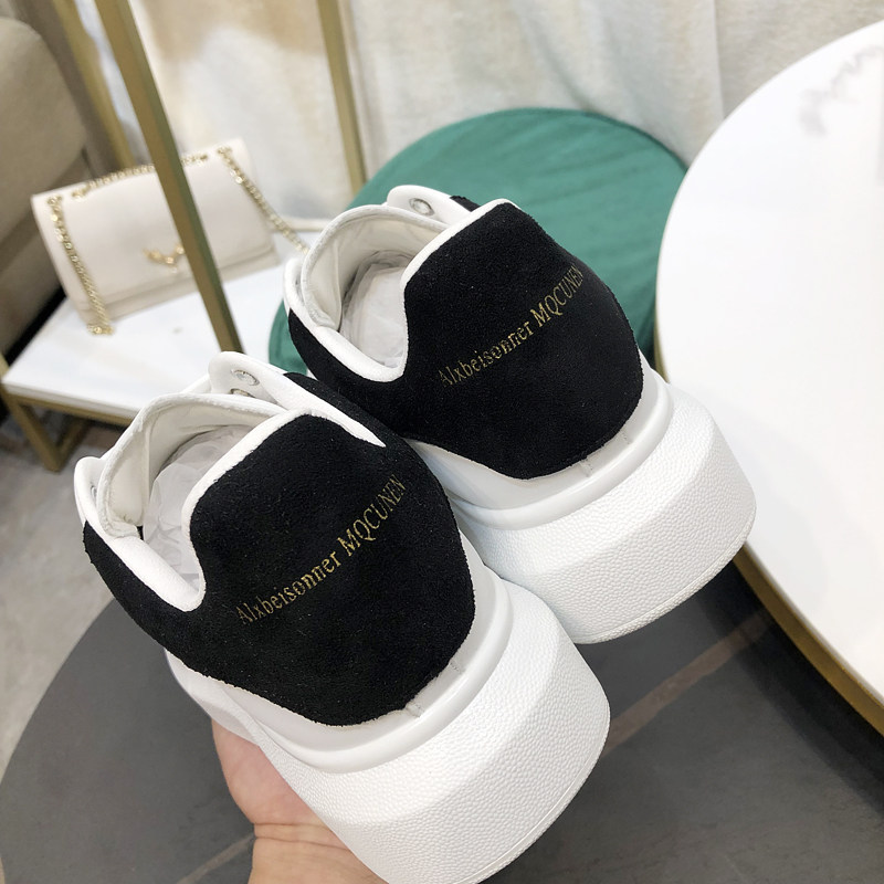 真皮时尚休闲鞋圆头厚底